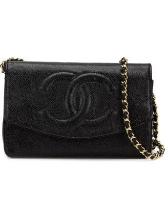 chanel vintage cc logo crossbody bag